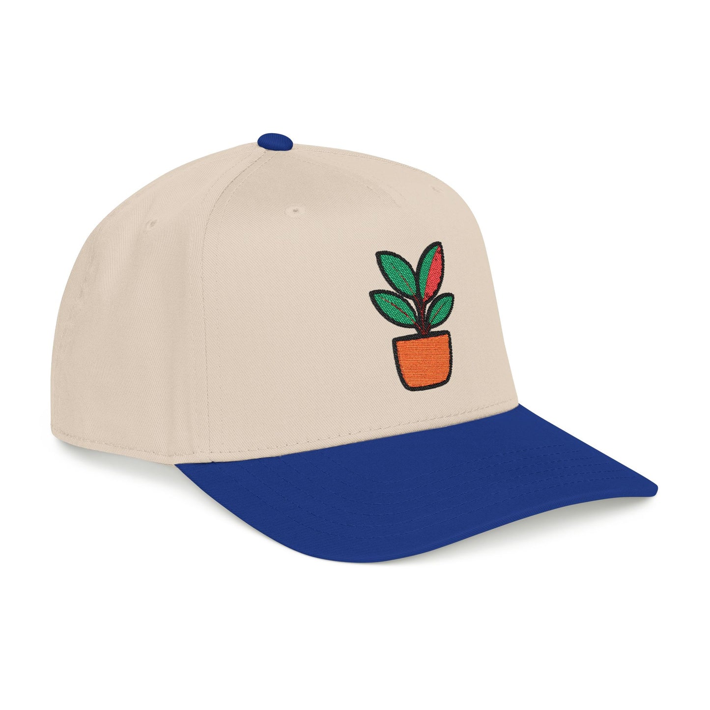 Rubber Plant Pop Embroidered Hat - Plant Lover Gift