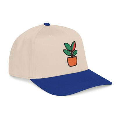 Rubber Plant Pop Embroidered Hat - Plant Lover Gift