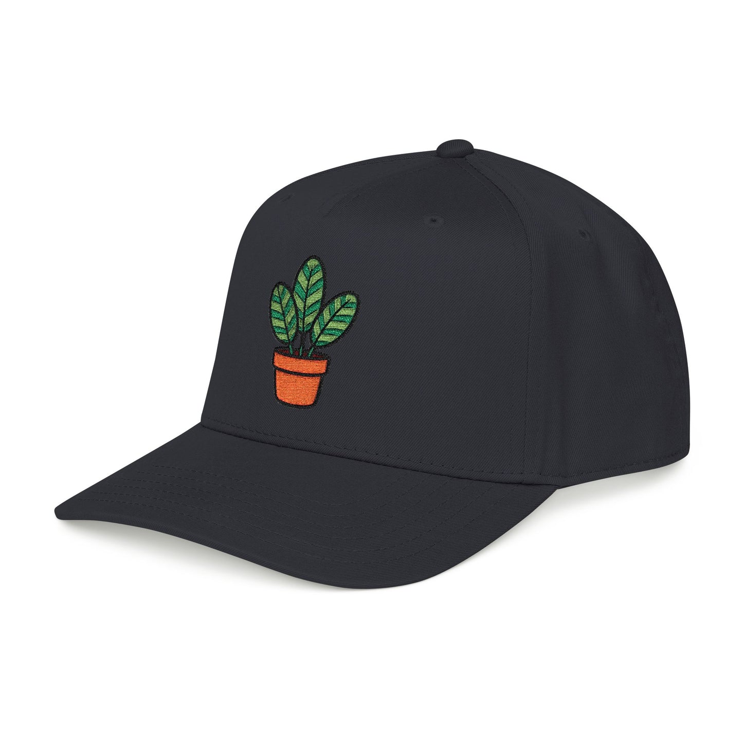 Calathea Stripes Embroidered Hat - Plant Lover Gift