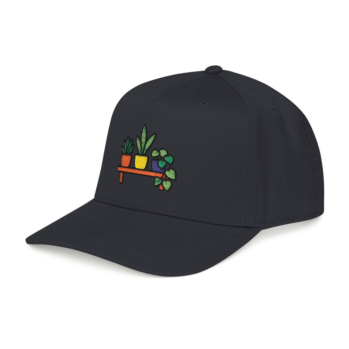 Tiny Plant Shelf Embroidered Hat - Plant Lover Gift