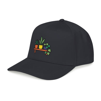 Tiny Plant Shelf Embroidered Hat - Plant Lover Gift