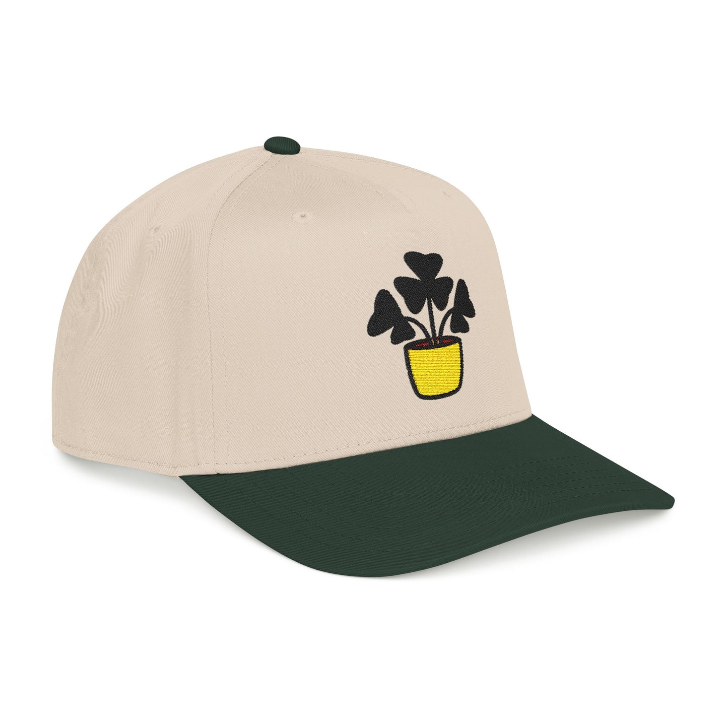 Oxalis Charm Embroidered Hat - Plant Lover Gift