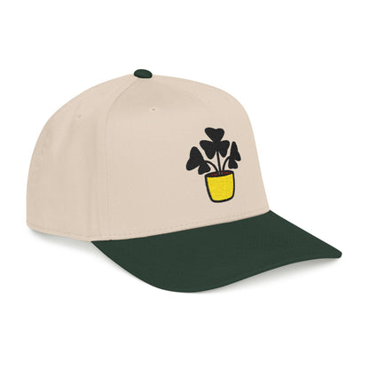 Oxalis Charm Embroidered Hat - Plant Lover Gift