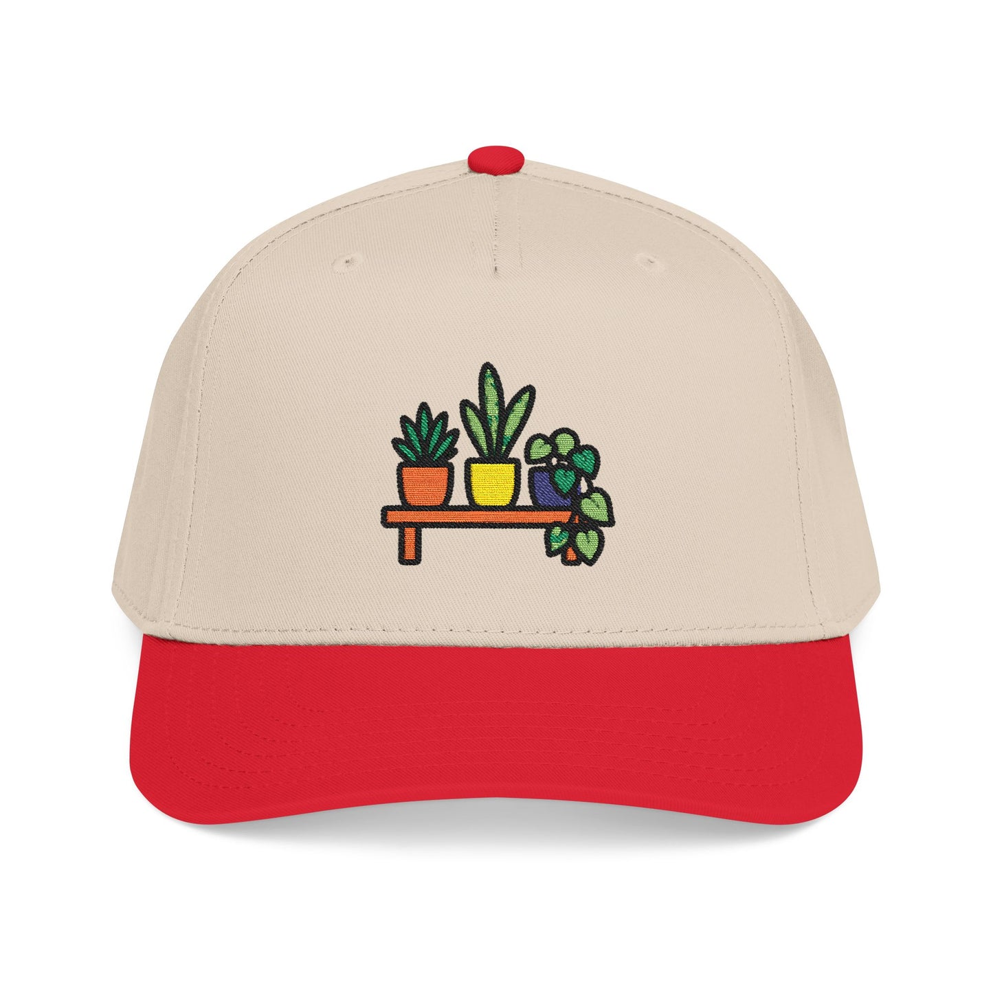 Tiny Plant Shelf Embroidered Hat - Plant Lover Gift