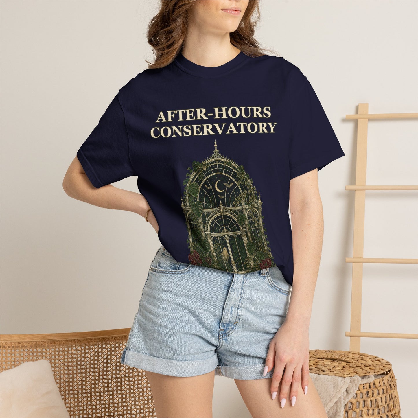 Gothic Greenhouse Halloween Shirt - Botanical Tee