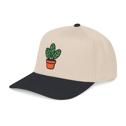 Calathea Stripes Embroidered Hat - Plant Lover Gift