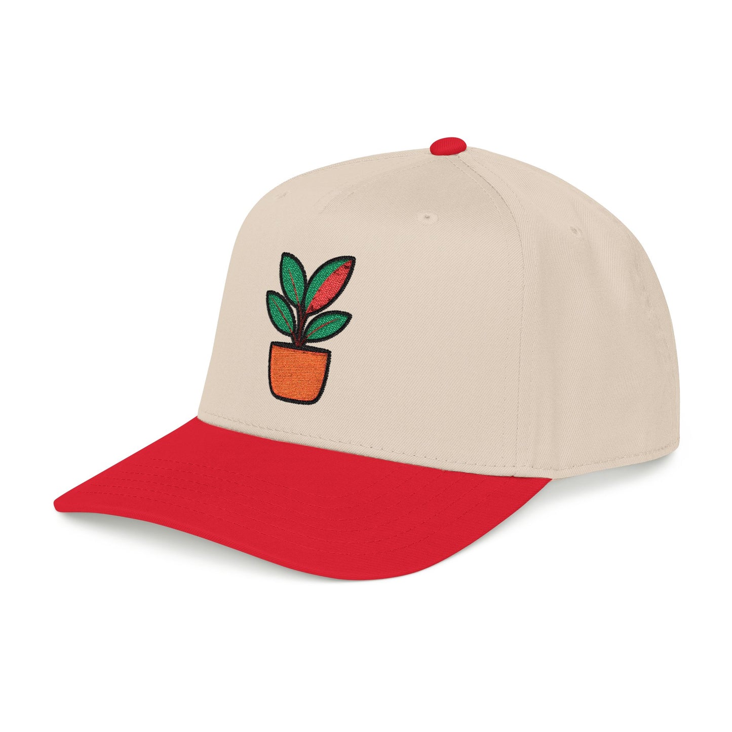 Rubber Plant Pop Embroidered Hat - Plant Lover Gift