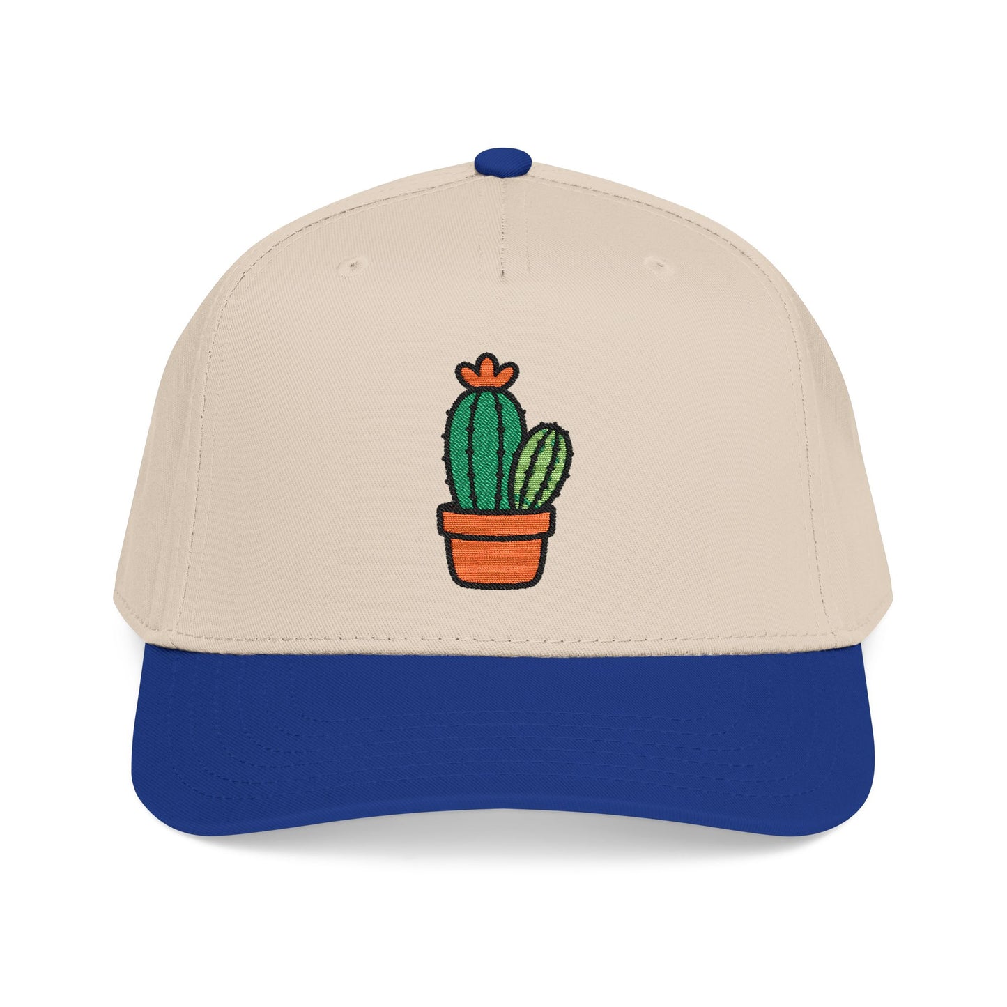 Cactus Bloom Embroidered Hat - Cactus Lover Gift
