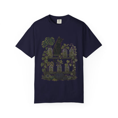 Cat Propagation Shelf T-Shirt in Pepper
