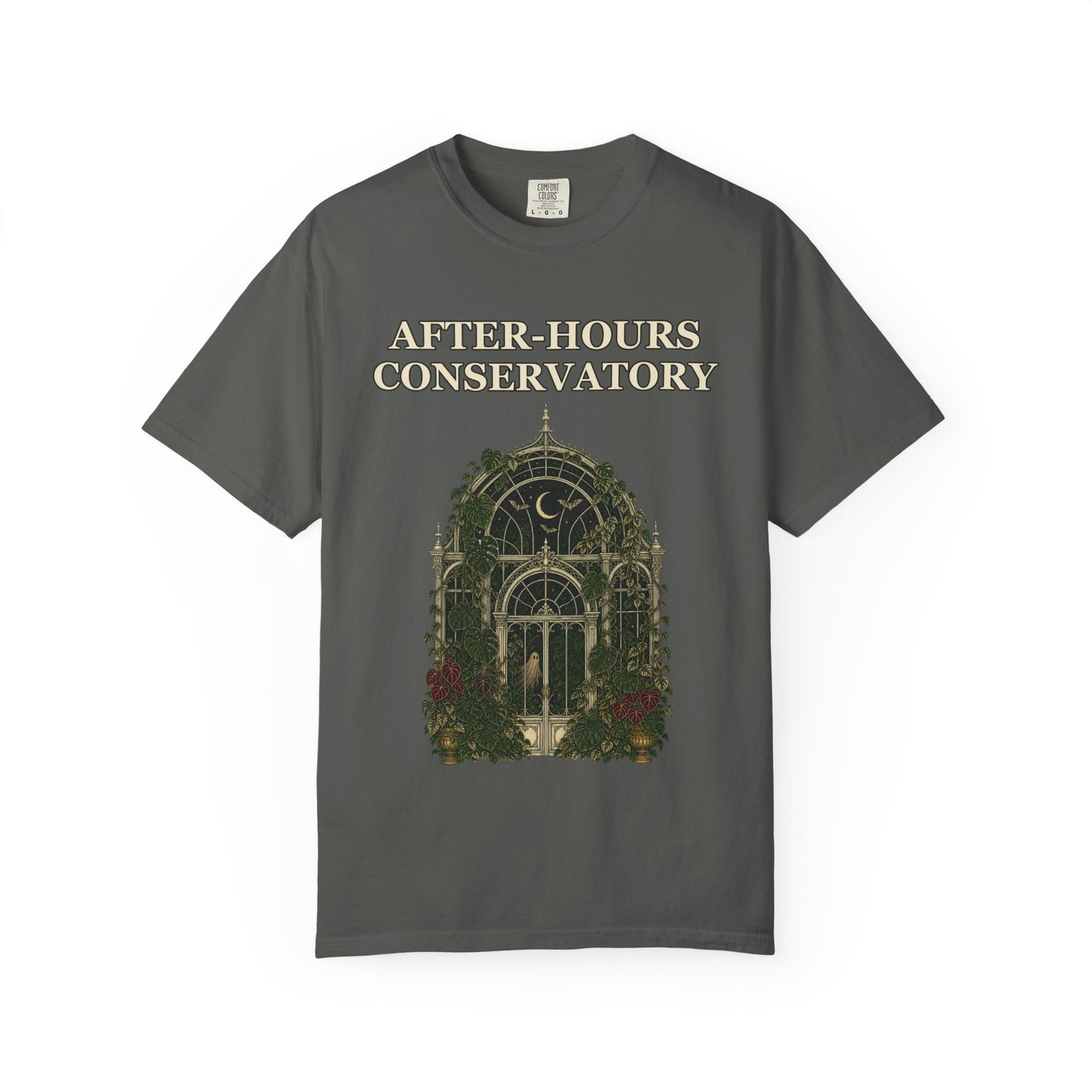 Gothic Greenhouse Halloween Shirt - Botanical Tee