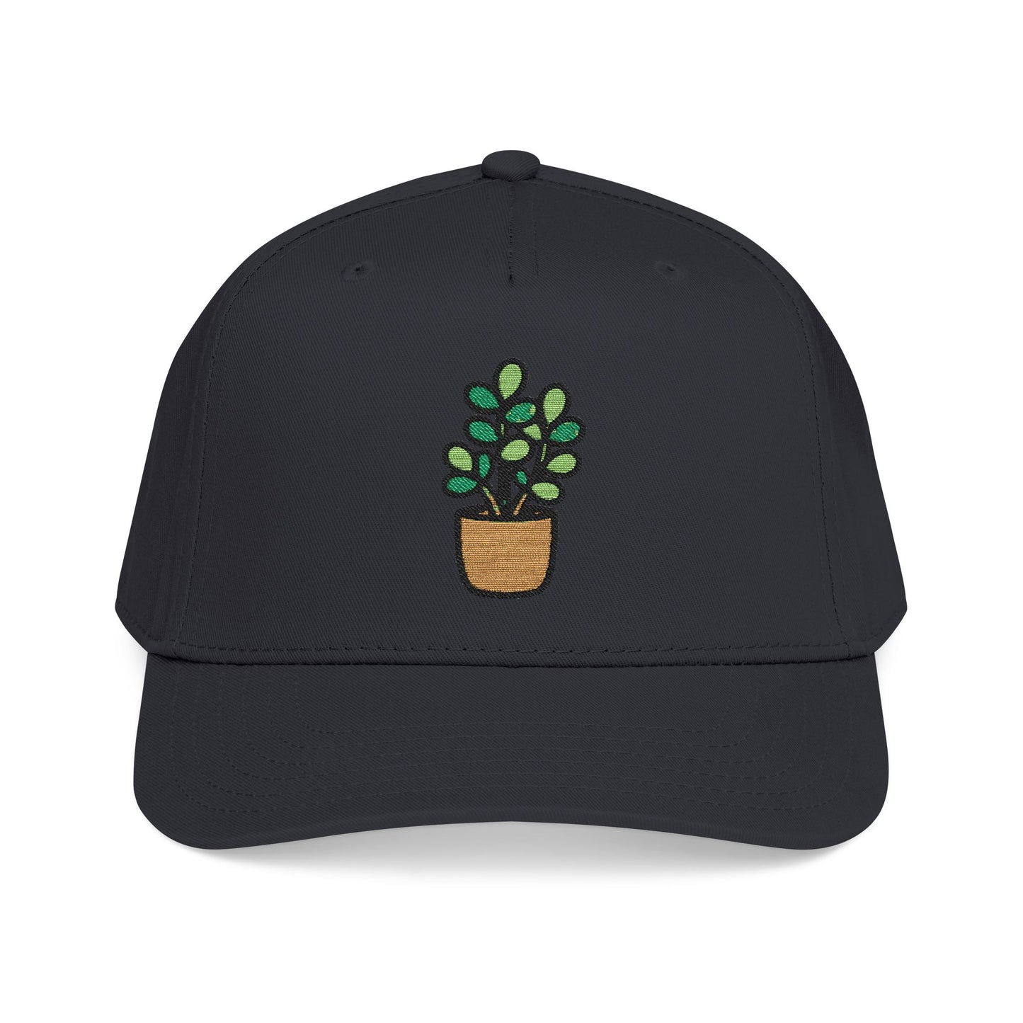Jade Plant Embroidered Hat - Plant Lover Gift
