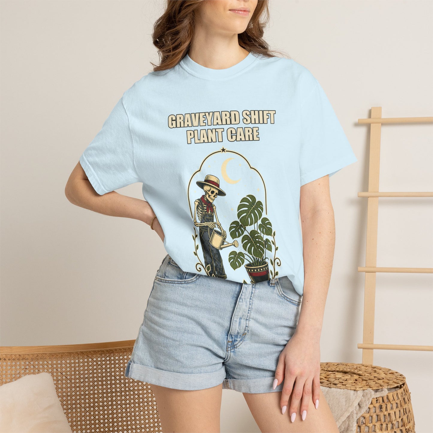 Skeleton Plant Care Halloween Shirt - Gardener Gift