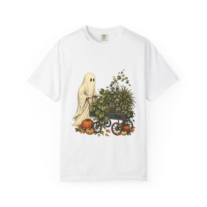 Ghost Plant Cart T-Shirt in White
