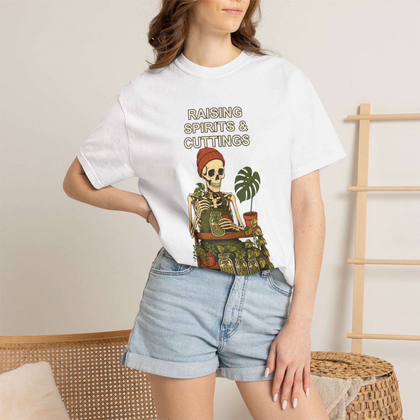 Skeleton Propagation Halloween Shirt - Plant Lover Tee
