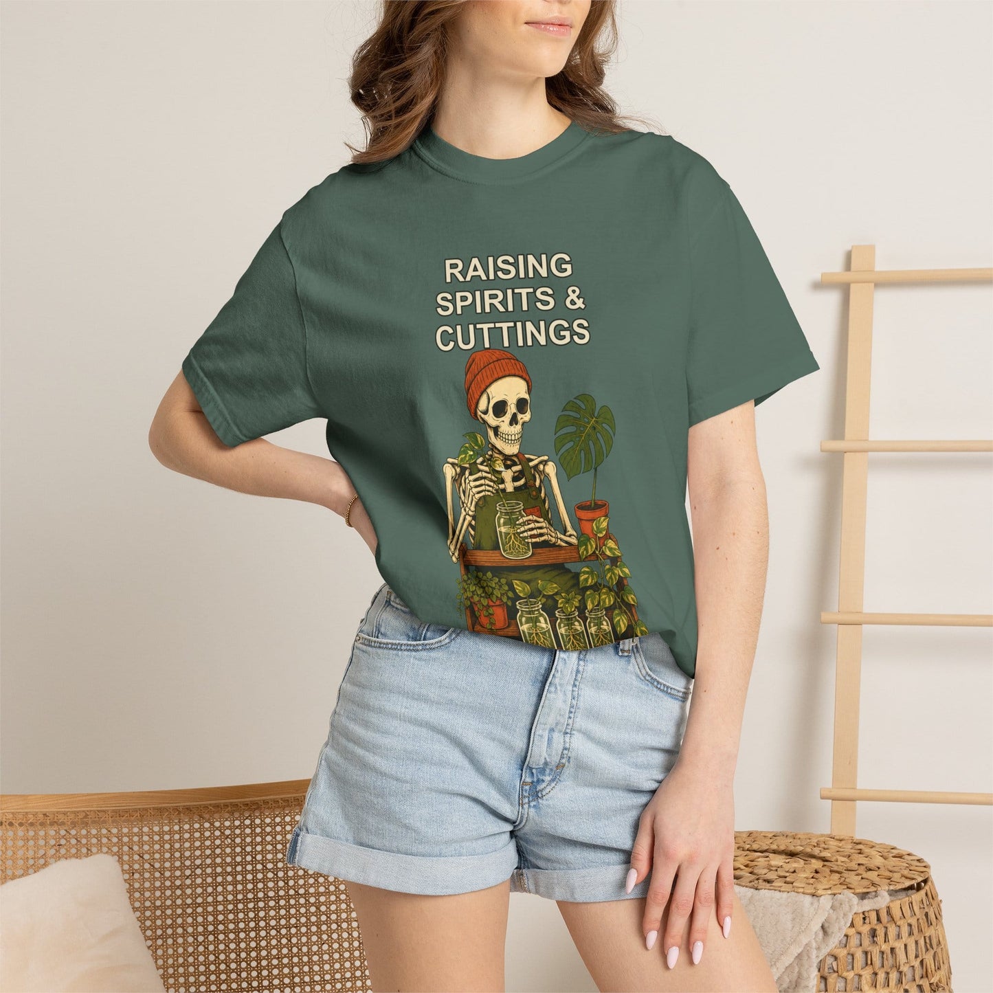 Skeleton Propagation Halloween Shirt - Plant Lover Tee