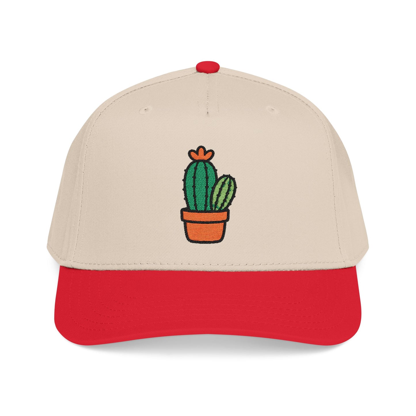 Cactus Bloom Embroidered Hat - Cactus Lover Gift