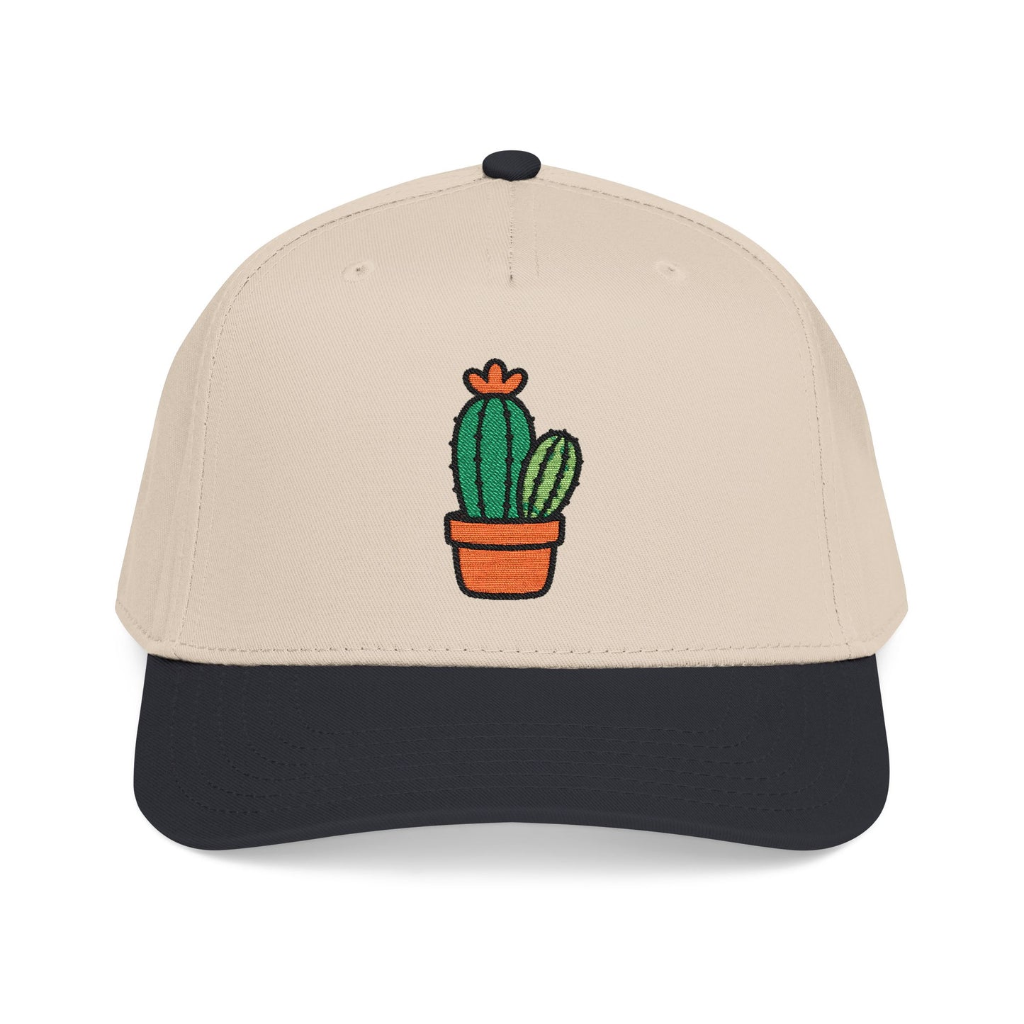 Cactus Bloom Embroidered Hat - Cactus Lover Gift