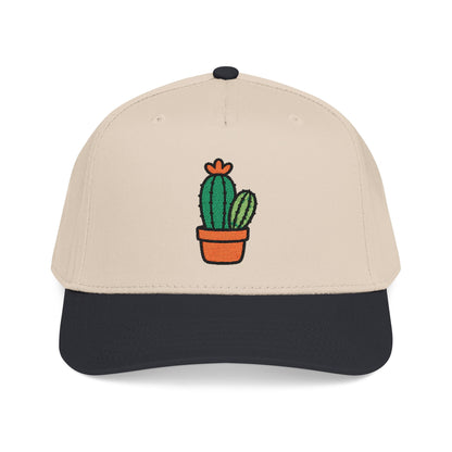 Cactus Bloom Embroidered Hat - Cactus Lover Gift