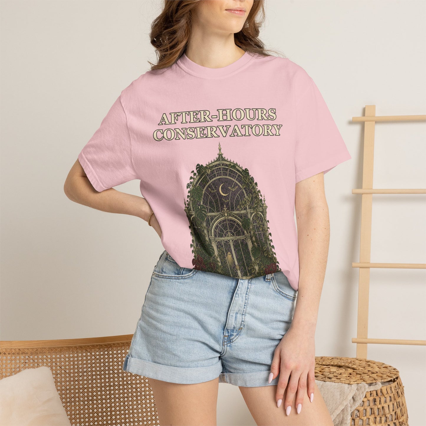 Gothic Greenhouse Halloween Shirt - Botanical Tee