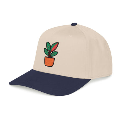Rubber Plant Pop Embroidered Hat - Plant Lover Gift