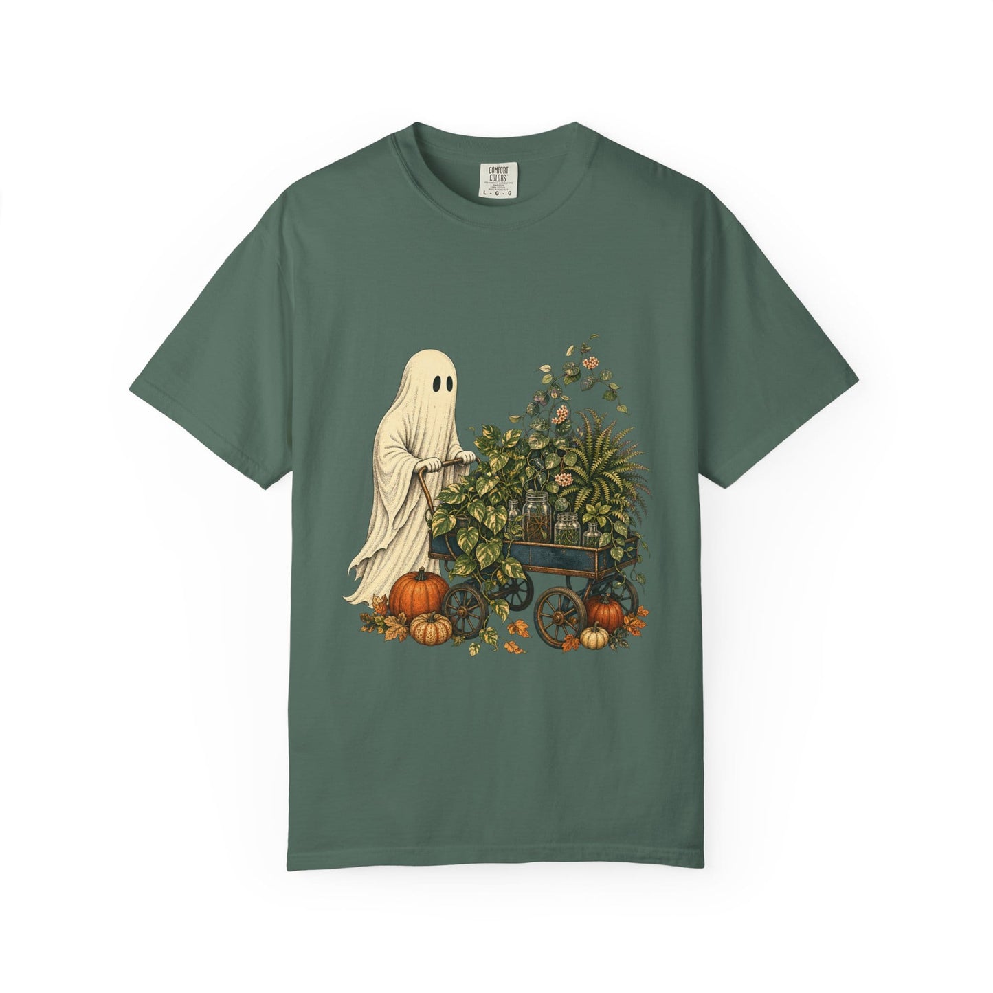 Ghost Plant Cart T-Shirt in Ivory