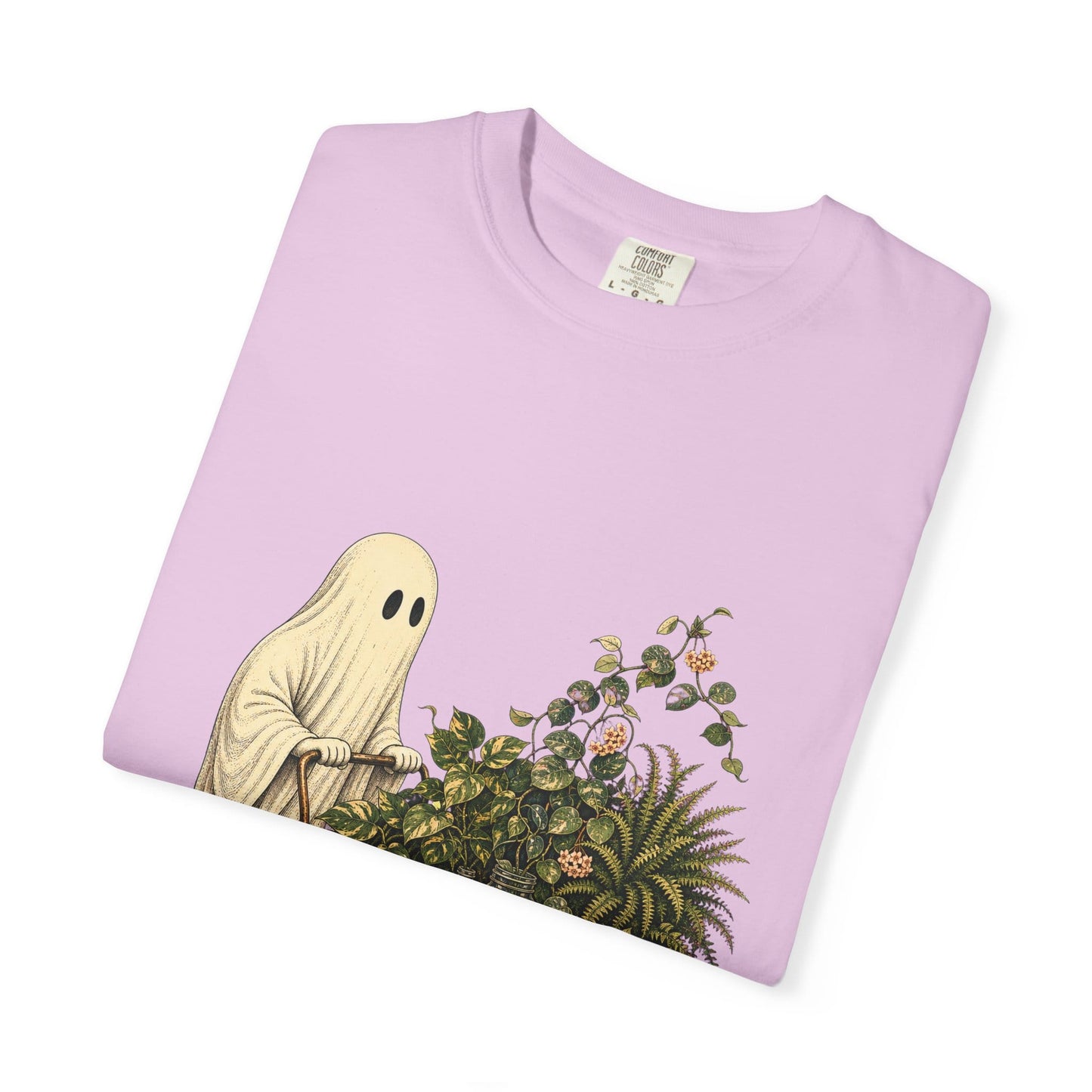 Ghost Plant Cart T-Shirt in Blossom