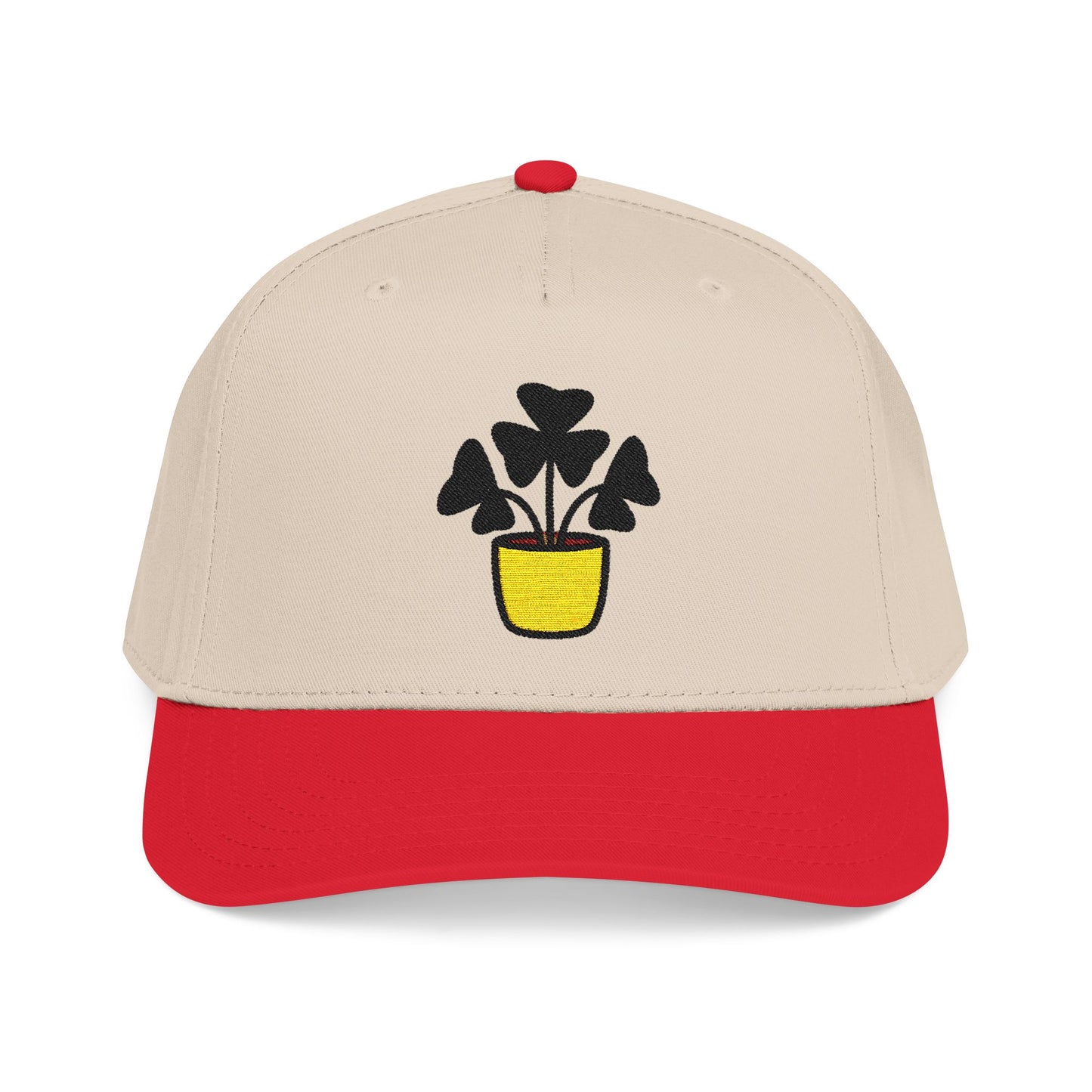 Oxalis Charm Embroidered Hat - Plant Lover Gift