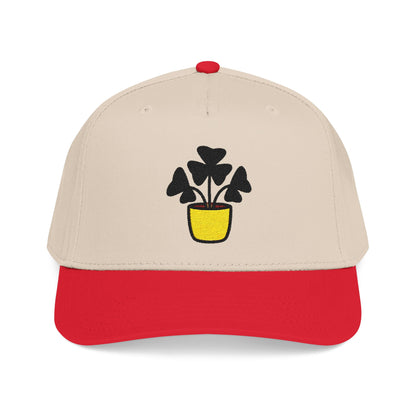 Oxalis Charm Embroidered Hat - Plant Lover Gift