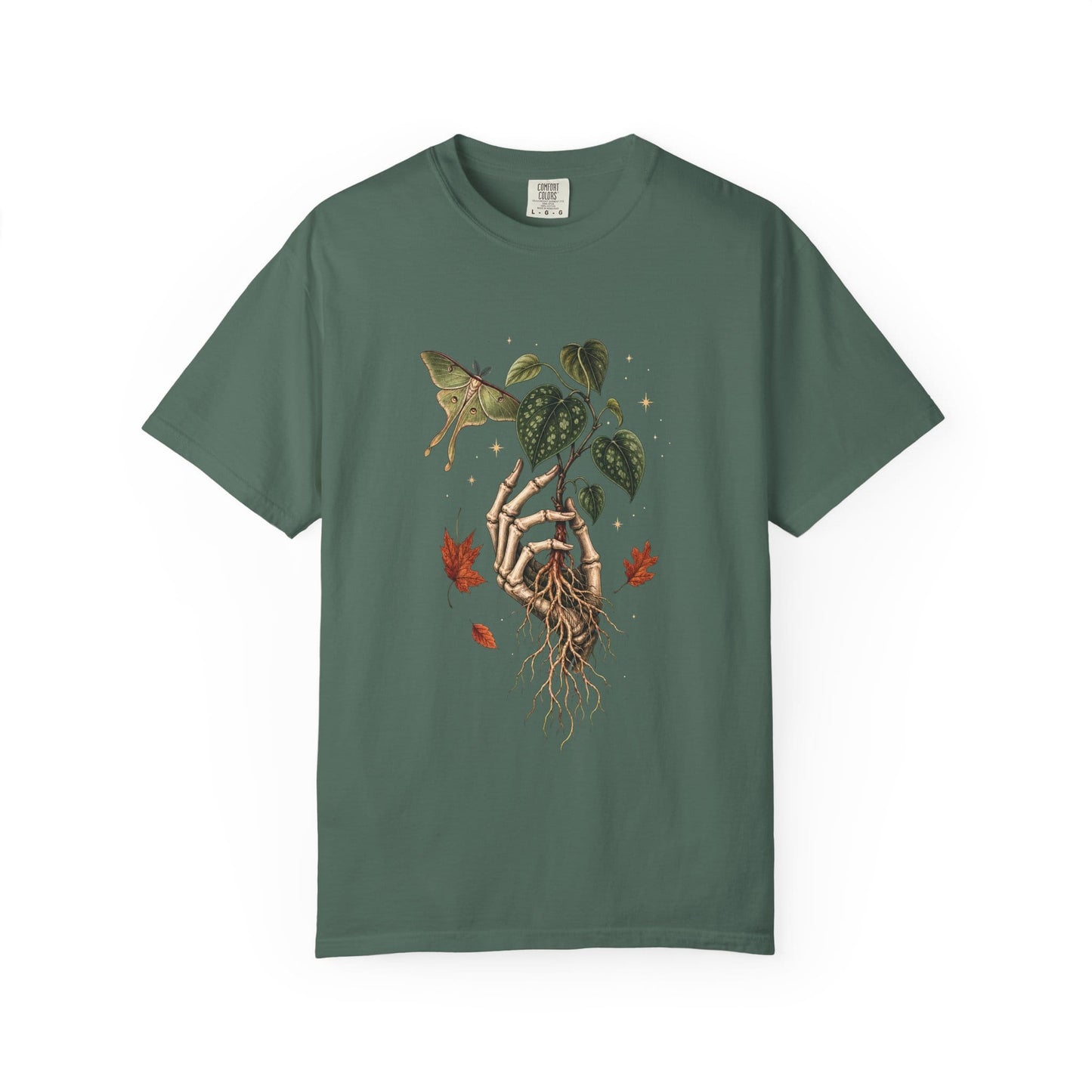 Skeleton Hand Hoya T-Shirt in Ivory