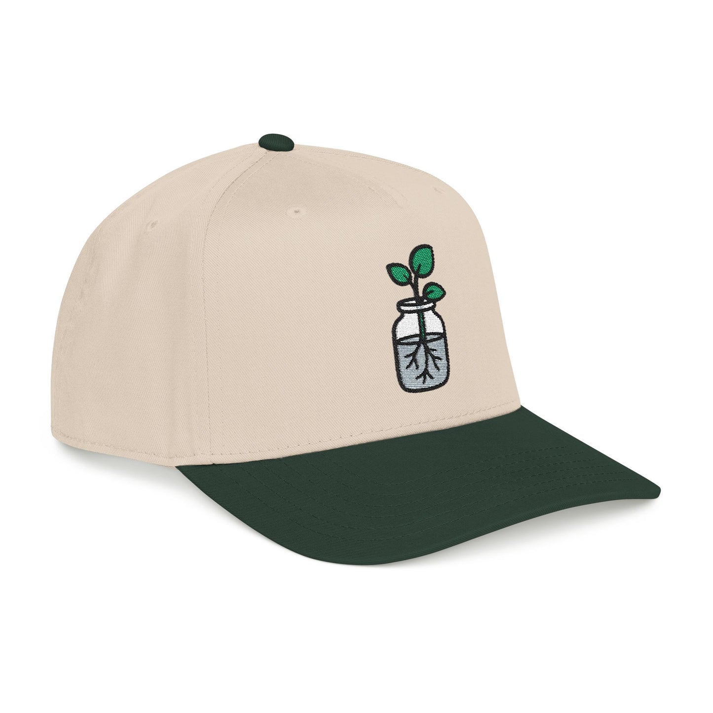Propagation Jar Embroidered Hat - Plant Parent Gift