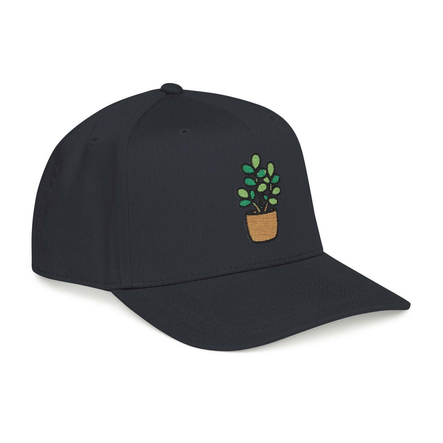 Jade Plant Embroidered Hat - Plant Lover Gift