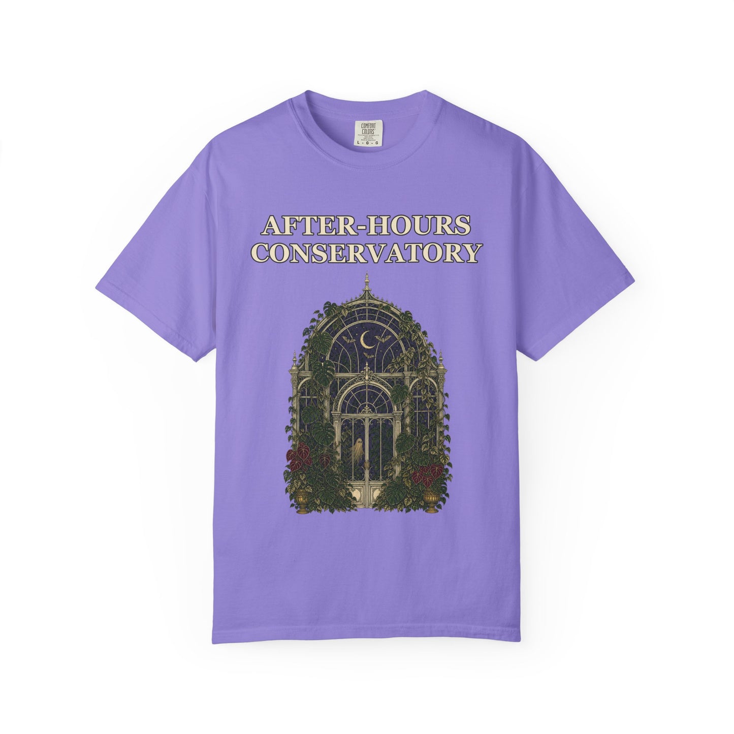 Gothic Greenhouse Halloween Shirt - Botanical Tee