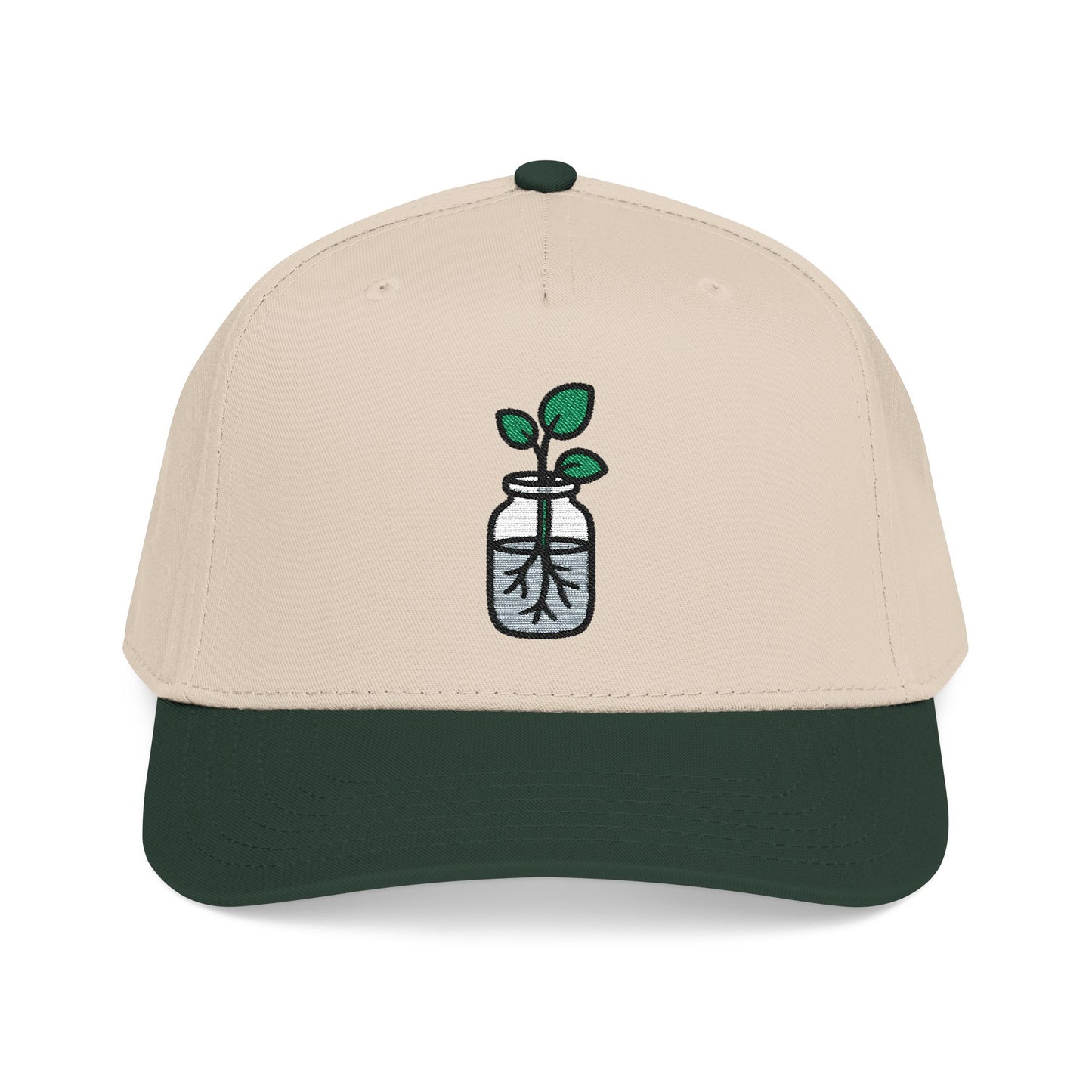 Propagation Jar Embroidered Hat - Plant Parent Gift