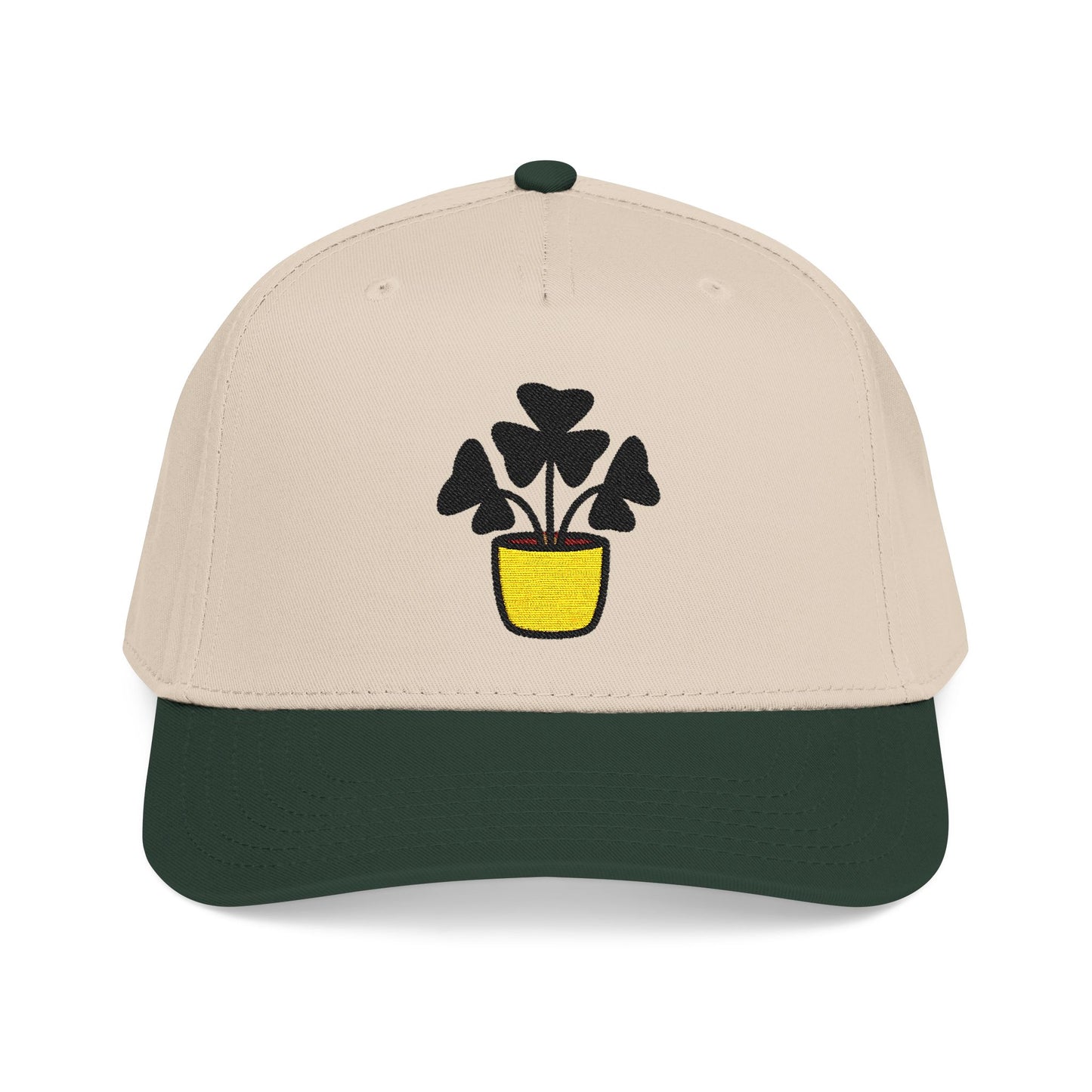 Oxalis Charm Embroidered Hat - Plant Lover Gift