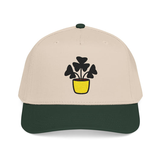Oxalis Charm Embroidered Hat - Plant Lover Gift