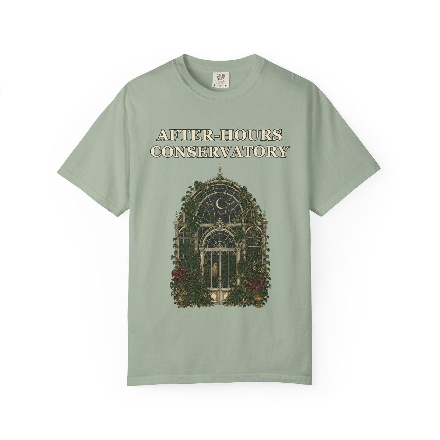 Gothic Greenhouse Halloween Shirt - Botanical Tee