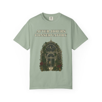 Gothic Greenhouse Halloween Shirt - Botanical Tee