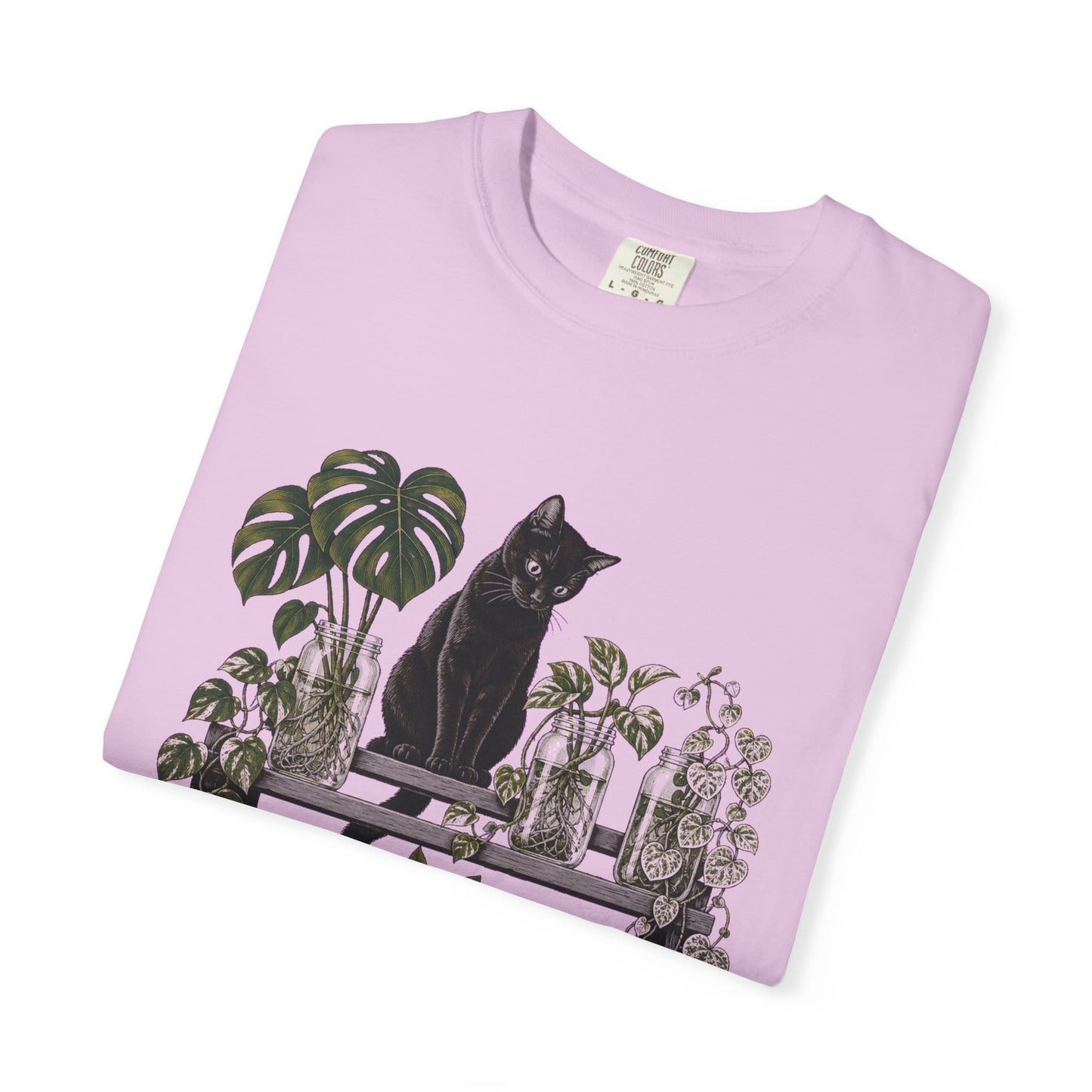 Cat Propagation Shelf T-Shirt in Blossom