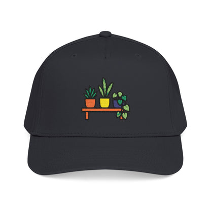 Tiny Plant Shelf Embroidered Hat - Plant Lover Gift