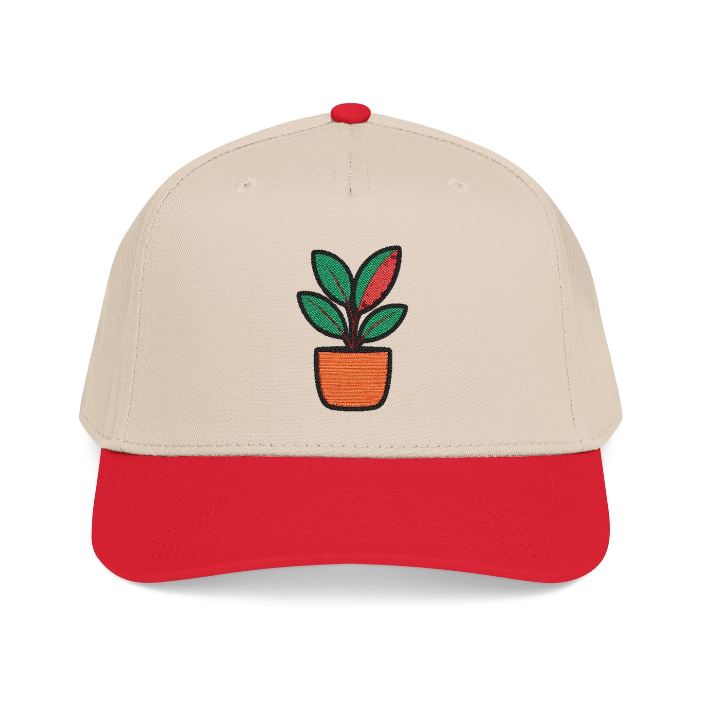 Rubber Plant Pop Embroidered Hat - Plant Lover Gift