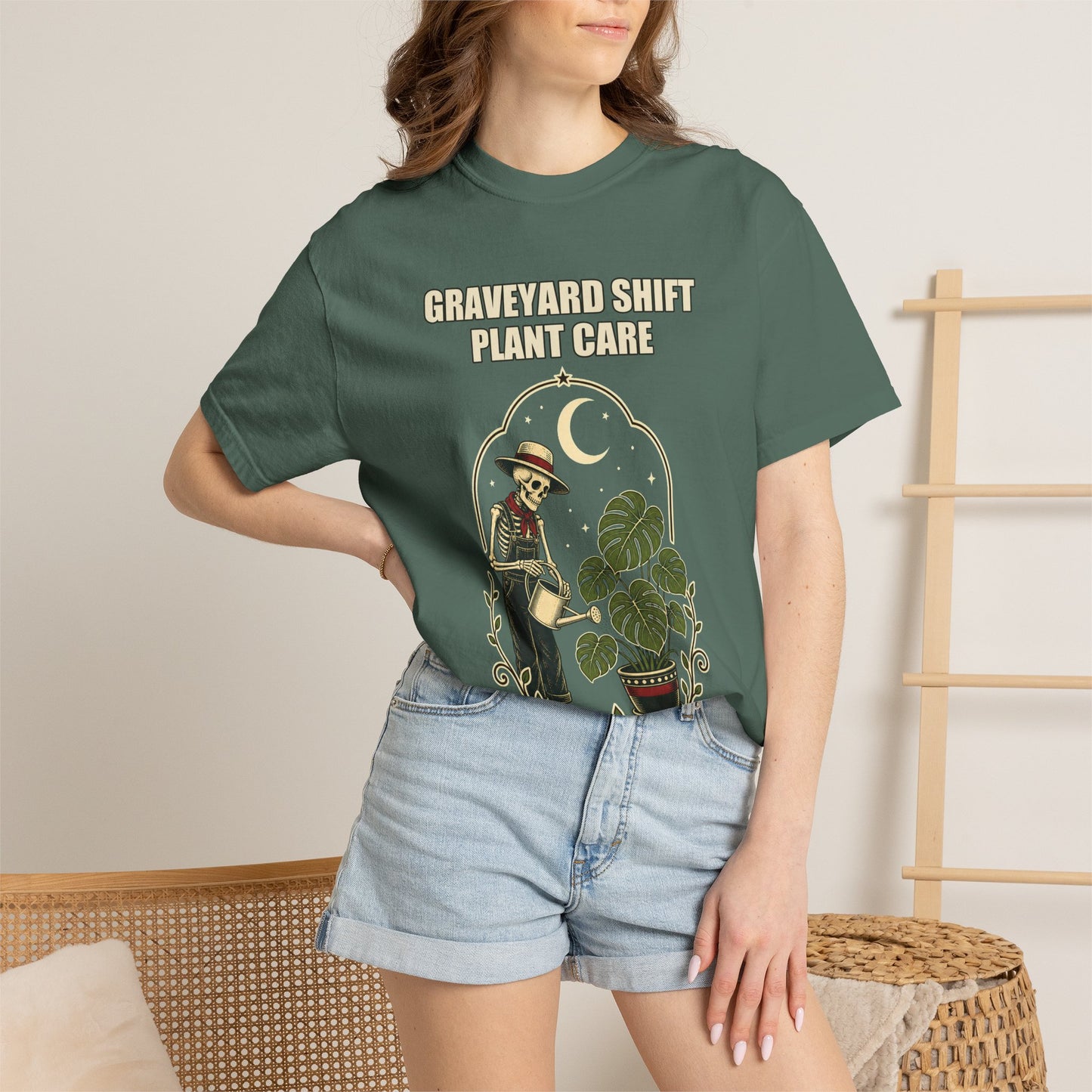 Skeleton Plant Care Halloween Shirt - Gardener Gift