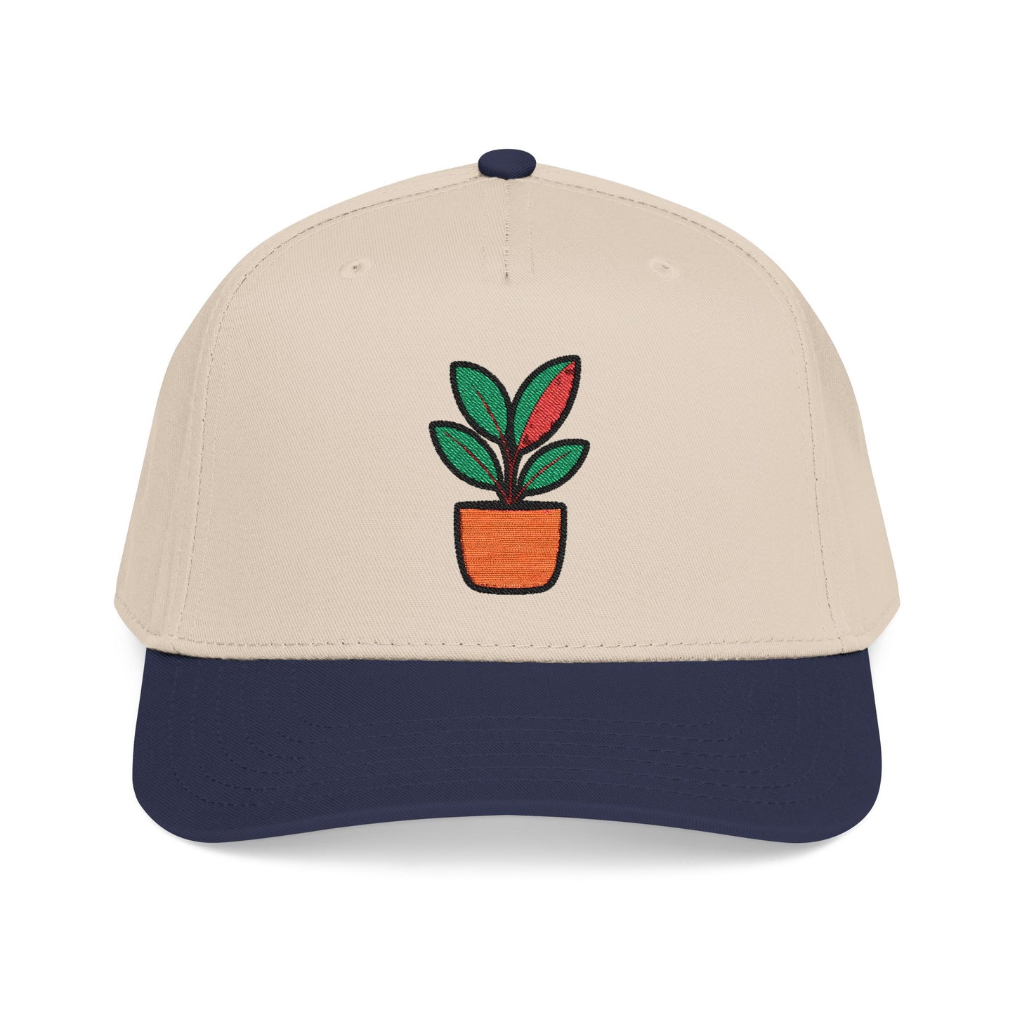 Rubber Plant Pop Embroidered Hat - Plant Lover Gift
