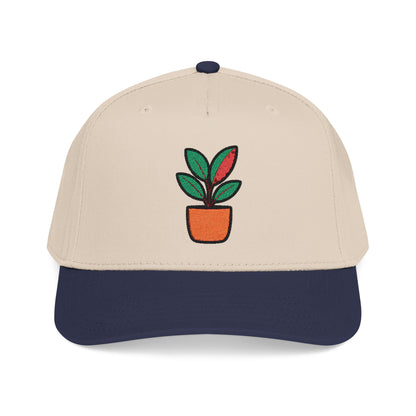 Rubber Plant Pop Embroidered Hat - Plant Lover Gift