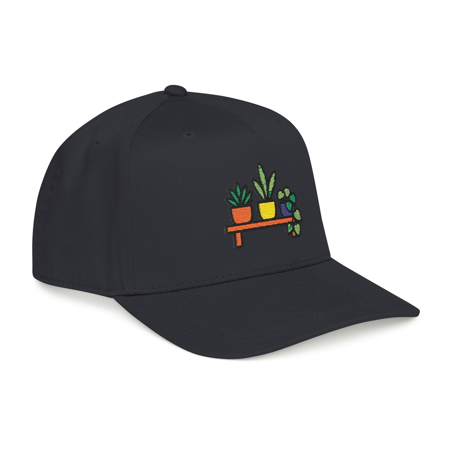 Tiny Plant Shelf Embroidered Hat - Plant Lover Gift