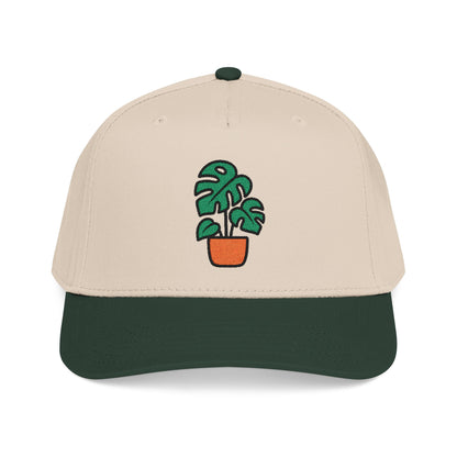 Monstera Mood Embroidered Hat - Plant Lover Gift