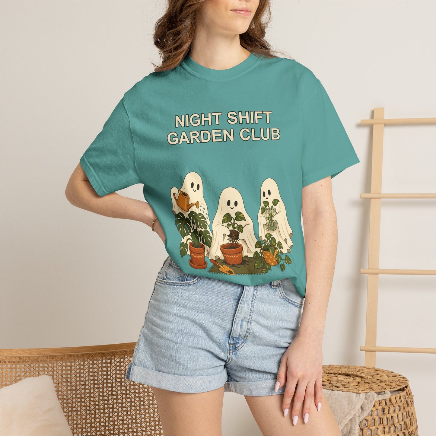 Ghost Gardening Halloween Shirt - Plant Lover Tee
