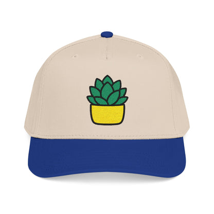 Succulent Rosette Embroidered Hat - Plant Lover Gift