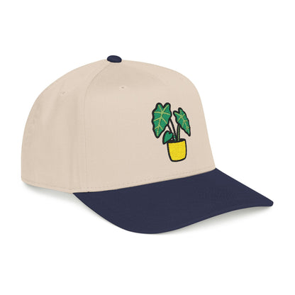 Alocasia Shield Embroidered Hat - Plant Lover Gift