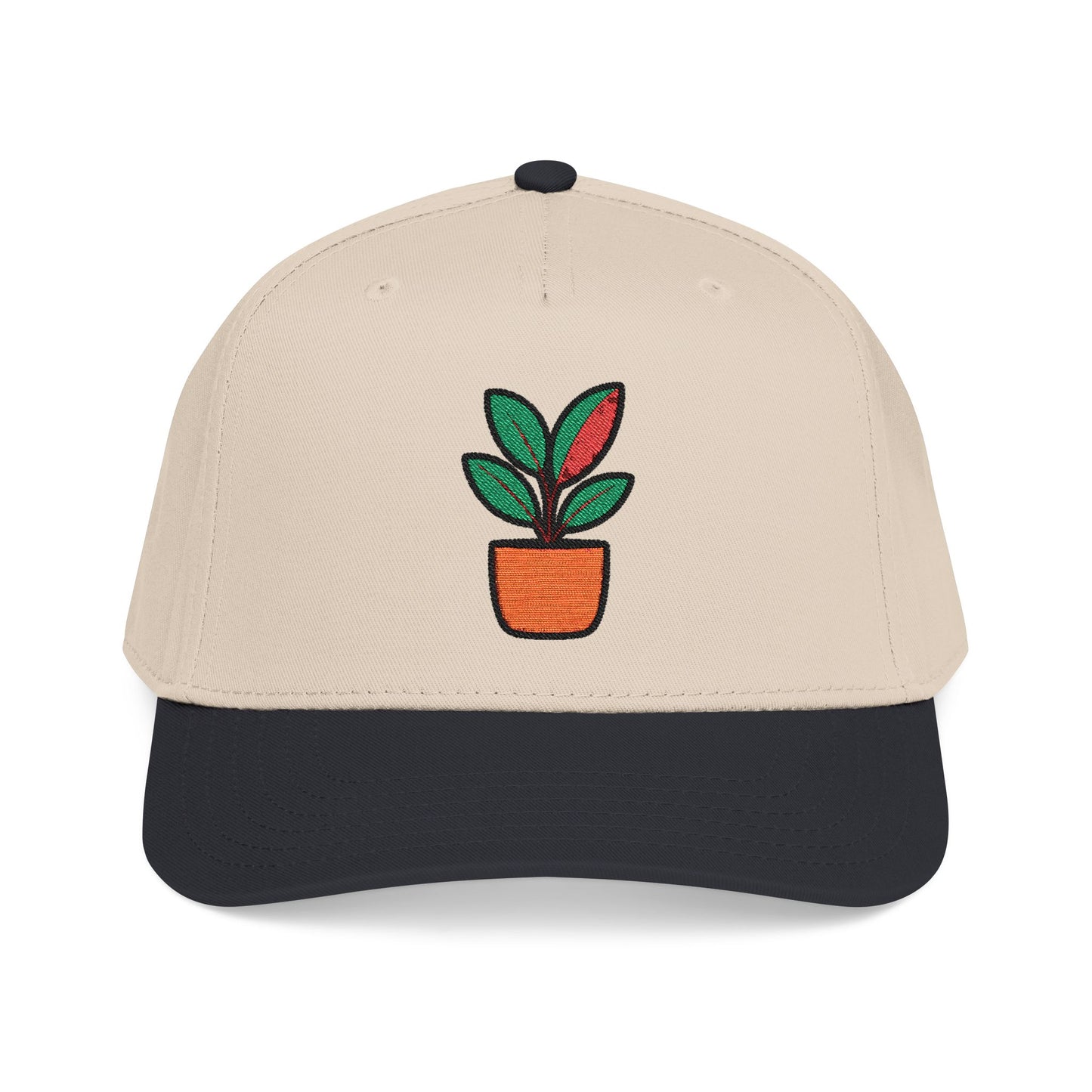Rubber Plant Pop Embroidered Hat - Plant Lover Gift