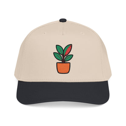 Rubber Plant Pop Embroidered Hat - Plant Lover Gift